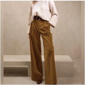 Banana Republic Wide Leg Pants in Tan